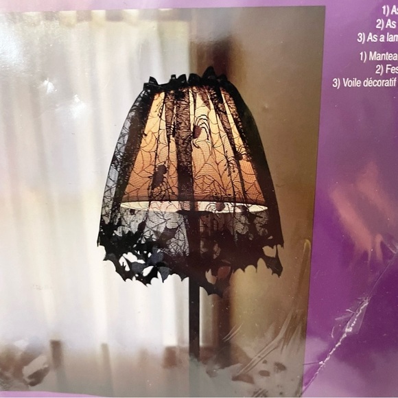 Halloween Lampshade Topper Lot of 2 Decor - Picture 4 of 14